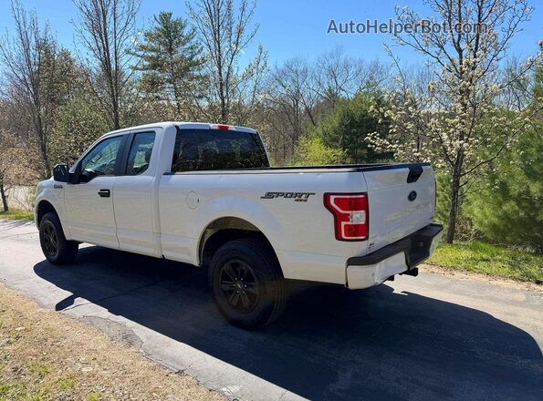 1FTEX1EP4KFA03349 2019 FORD F150 White Widok z przodu