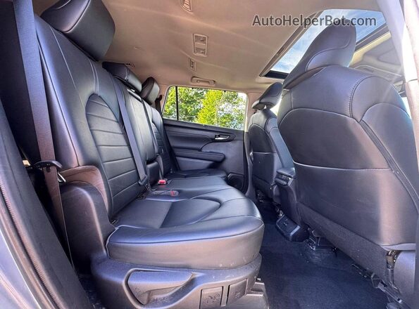 5TDGZRBH6NS174915 2022 TOYOTA HIGHLANDER Серый Вид сзади