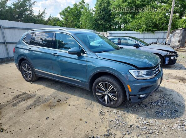 3VV2B7AX7KM200673 2019 VOLKSWAGEN TIGUAN Синий Вид спереди