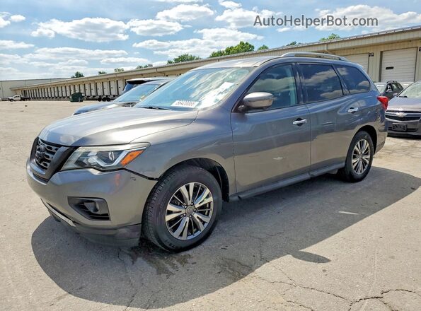 5N1DR2MN2JC635421 2018 NISSAN PATHFINDER Gray 