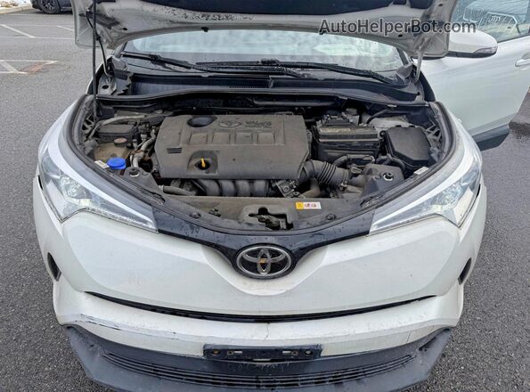 NMTKHMBX6JR021239 2018 TOYOTA C-HR White Dashboard view