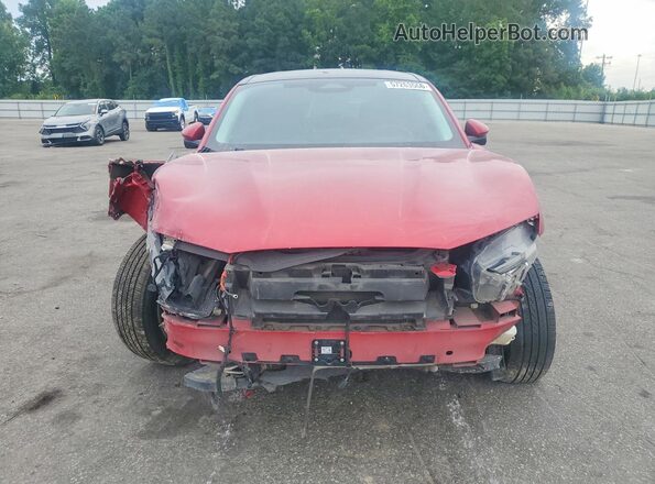 3FMTK1RM5MMA04630 2021 FORD MUSTANG Red უკანა ხედი