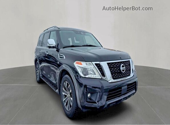 JN8AY2ND0LX017420 2020 NISSAN ARMADA Blue Trasero izquierdo