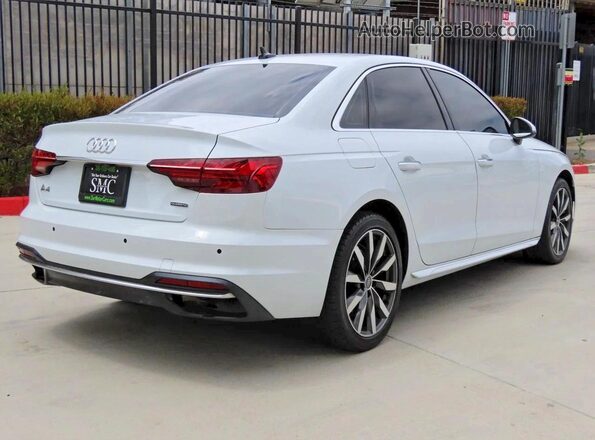 WAUBBAF4XMA016898 2021 AUDI A4 White Front right
