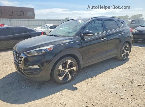 KM8J33A26GU077385 2016 HYUNDAI TUCSON Black 
