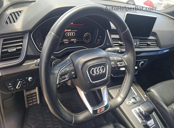 WA1C4AFY4J2088801 2018 AUDI SQ5 Blue Вид щитка приладів
