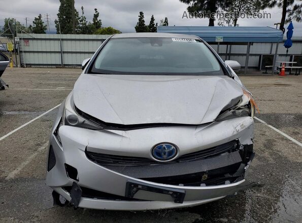 JTDKBRFU8H3552096 2017 TOYOTA PRIUS Silver 