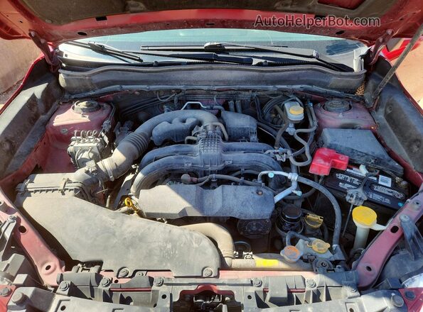 JF2SJCHC7GH446309 2016 SUBARU FORESTER Red VIN կոդի պիտակի տեսք