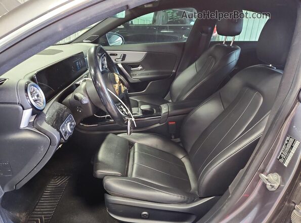 W1K5J4HBXMN216811 2021 MERCEDES-BENZ CLA-CLASS Gray წინა პანელის ხედი