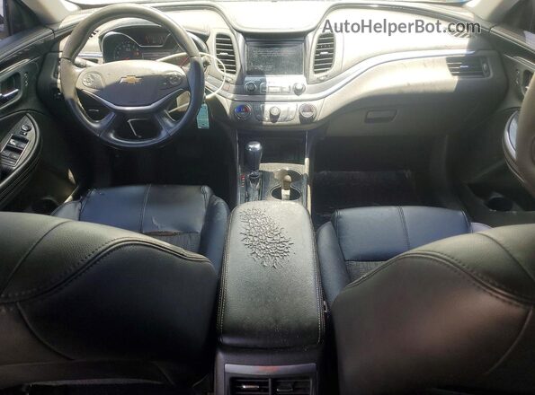 2G1105S33H9190671 2017 CHEVROLET IMPALA Silver ხელსაწყოთა პანელის ხედი