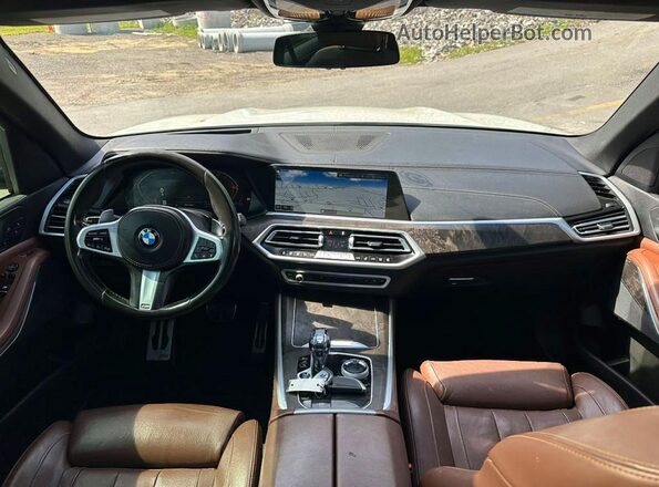 5UXCR4C03N9K04928 2022 BMW X5 Белый Вид сзади