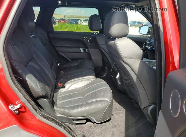 SALWG2FVXHA669458 2017 LAND ROVER RANGE Red Vista interior trasera