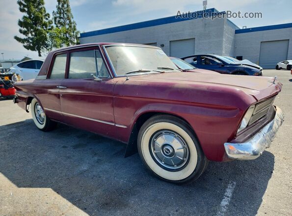 CI30455 1966 STUDEBAKER COMMANDER Бордовый Передняя правая четверть
