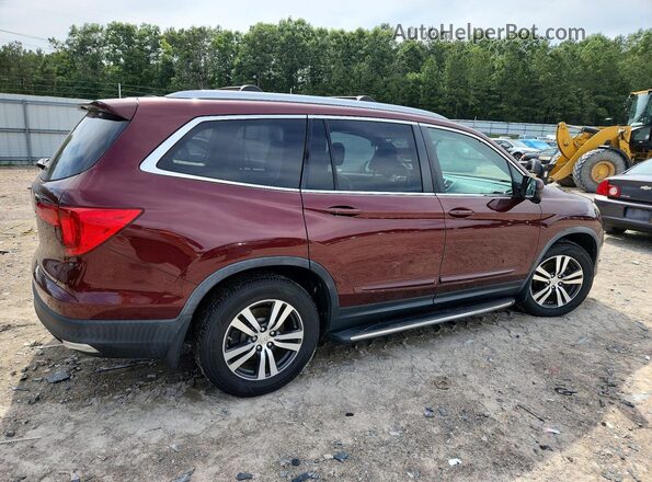5FNYF5H58JB011426 2018 HONDA PILOT Maroon Delantero derecho