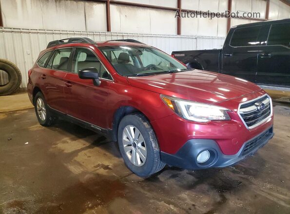 4S4BSABC6K3237914 2019 SUBARU OUTBACK Red Front view