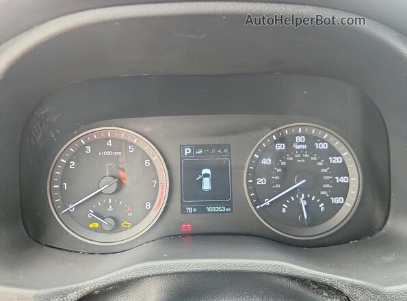 KM8J33A29GU175164 2016 HYUNDAI TUCSON Brown Вид задніх сидінь