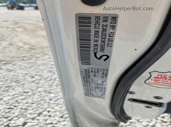 3C4NJDCB1MT569987 2021 JEEP COMPASS White Панорамний вид салону 360°