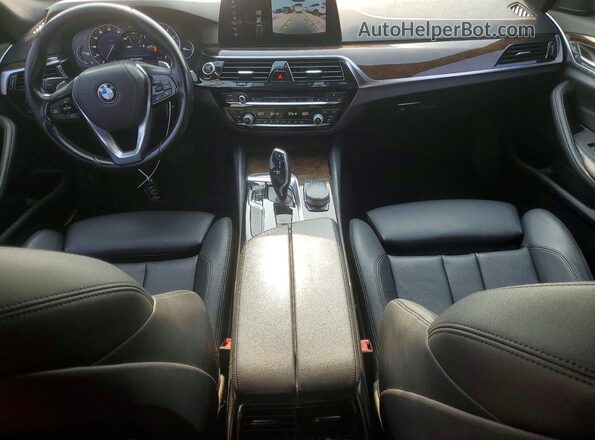 WBAJA5C55JWA37131 2018 BMW 5 SERIES Black Vista del salpicadero