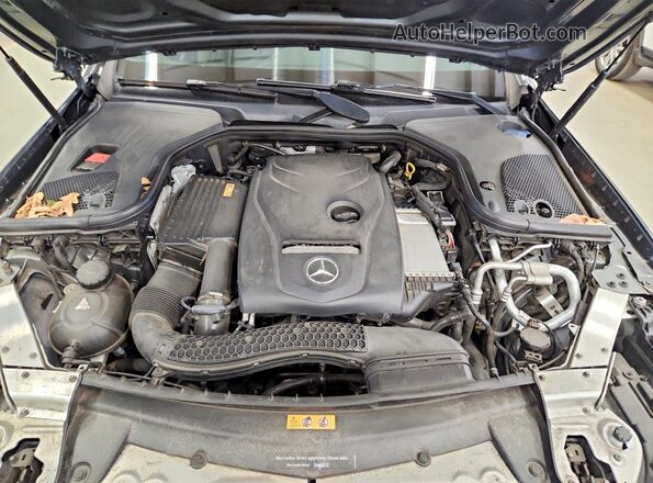 WDDZF4KB9HA030976 2017 MERCEDES-BENZ E-CLASS Gray ძრავის განყოფილების ხედი