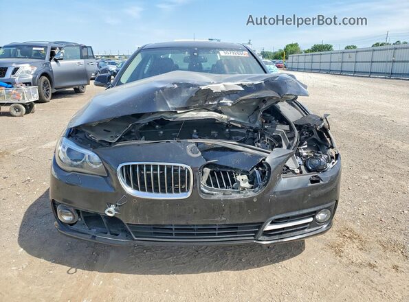 WBAFV3C5XGD687640 2016 BMW 5 SERIES Черный Вид сзади