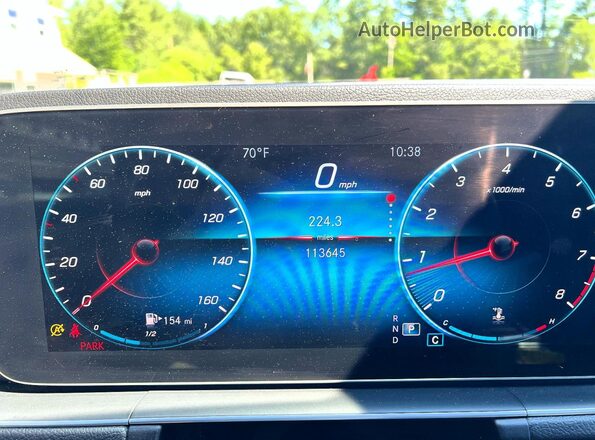 4JGFB4KB9MA448923 2021 MERCEDES-BENZ GLE Черный Вид щитка приборов