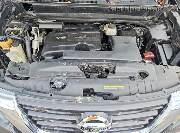 5N1DR2MN7HC614171 2017 NISSAN PATHFINDER Black Вид наклейки з VIN-кодом