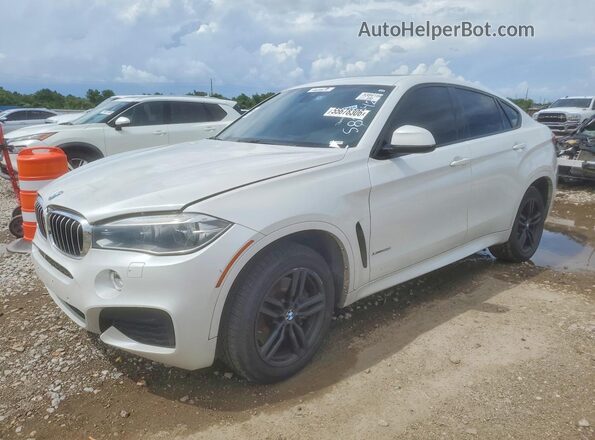 5UXKU6C53G0S82442 2016 BMW X6 White უკანა მარცხენა