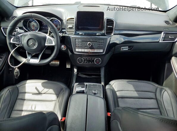 4JGDF7FE2HA773047 2017 MERCEDES-BENZ GLS Черный Вид щитка приборов