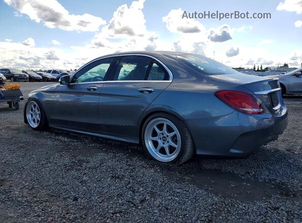 55SWF4JB3HU232572 2017 MERCEDES-BENZ C Gray 