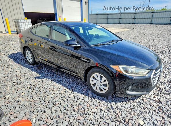 5NPD74LF5JH316096 2018 HYUNDAI ELANTRA Black 