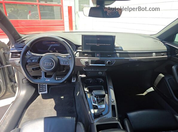 WAUB4AF42LA064663 2020 AUDI S4 Gray უკანა სავარძლების ხედი