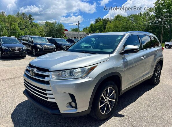 5TDKZRFH8KS566312 2019 TOYOTA HIGHLANDER Silver 