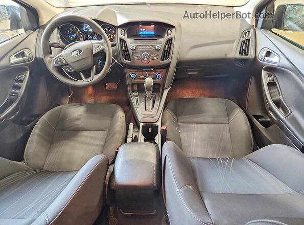 1FADP3K29HL262757 2017 FORD FOCUS Gray Widok zestawu wskaźników