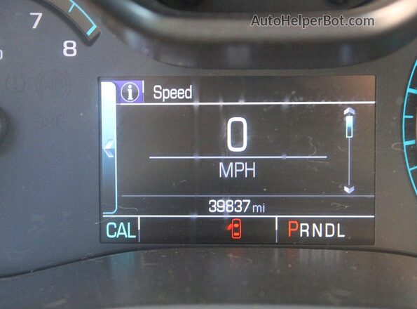 1GCHTCENXH1238573 2017 CHEVROLET COLORADO Серый Вид щитка приборов
