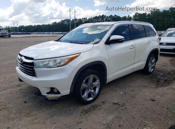 5TDYKRFH4GS136962 2016 TOYOTA HIGHLANDER White 