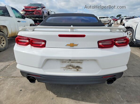 1G1FB3DX9L0118896 2020 CHEVROLET CAMARO White Vista interior delantera