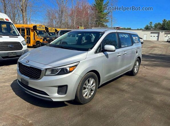 KNDMA5C1XJ6403384 2018 KIA SEDONA Gray 