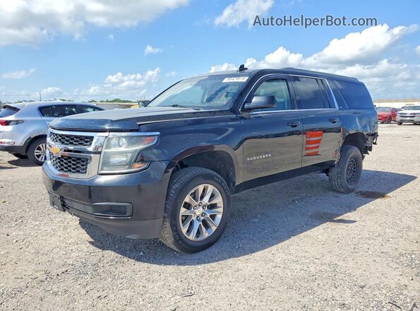 1GNSCHKC9GR358510 2016 CHEVROLET SUBURBAN Черный Задняя левая четверть