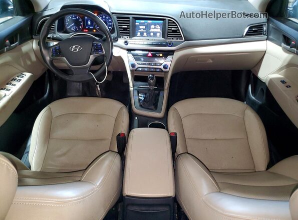 5NPD84LF5HH011558 2017 HYUNDAI ELANTRA Black Vista del cuadro de instrumentos