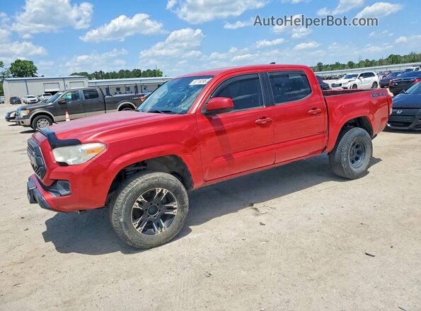 3TMCZ5AN0JM163496 2018 TOYOTA TACOMA Red Հետևի ձախ