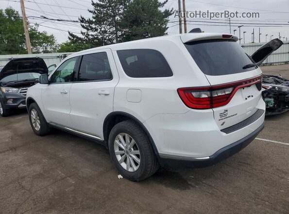1C4RDJAG8KC616219 2019 DODGE DURANGO White Задня права чверть