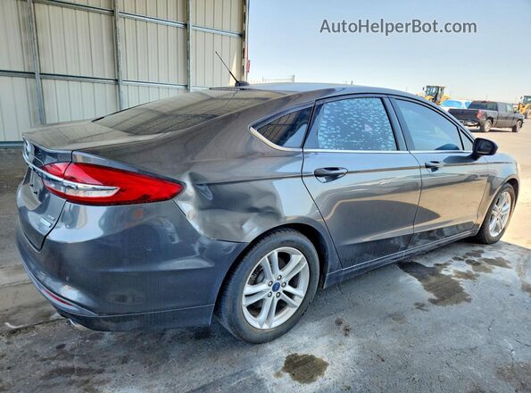 3FA6P0HD8JR137045 2018 FORD FUSION Gray წინა მარჯვენა