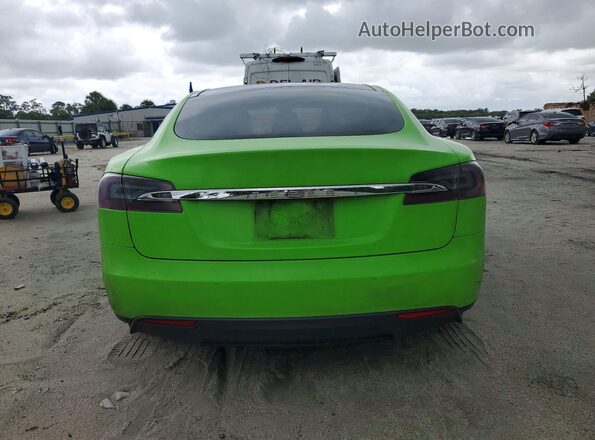 5YJSA1E20GF126716 2016 TESLA MODEL Green Սալոնի դիմացի տեսք