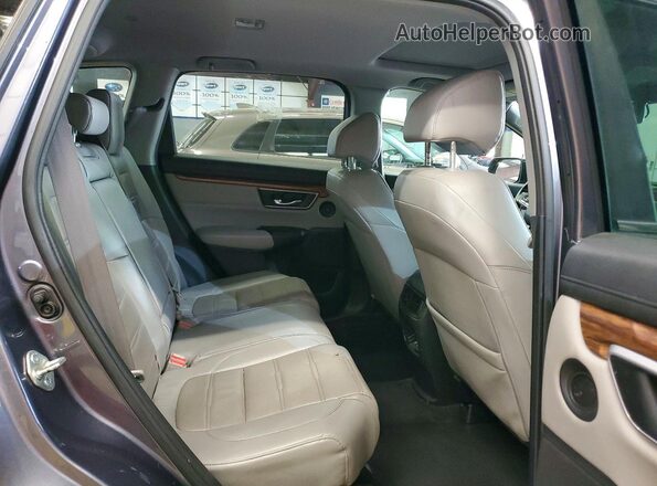5J6RW2H83HL075775 2017 HONDA CR-V Gray Vista del compartimento del motor