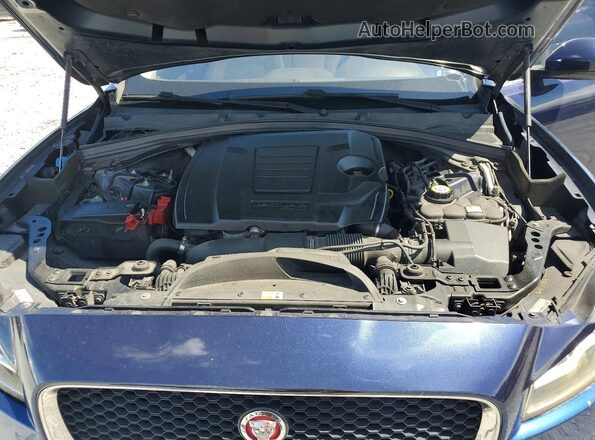 SADCK2FX0JA266724 2018 JAGUAR F-PACE Blue VIN sticker view