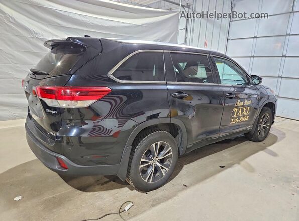 5TDJGRFH2HS020681 2017 TOYOTA HIGHLANDER Black Delantero derecho