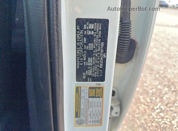 KNDJ23AU7P7877409 2023 KIA SOUL White 