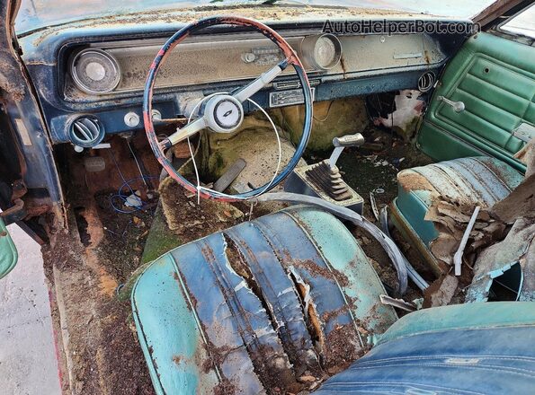 155115R152830 1965 CHEVROLET BEL Красный Вид панели приборов