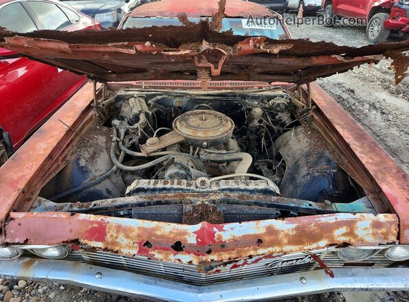 155115R152830 1965 CHEVROLET BEL Красный Вид задней части салона