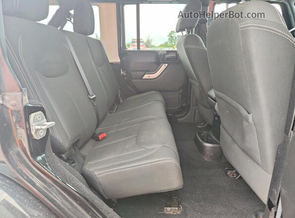 1C4BJWEG7GL162814 2016 JEEP WRANGLER Black Widok komory silnika